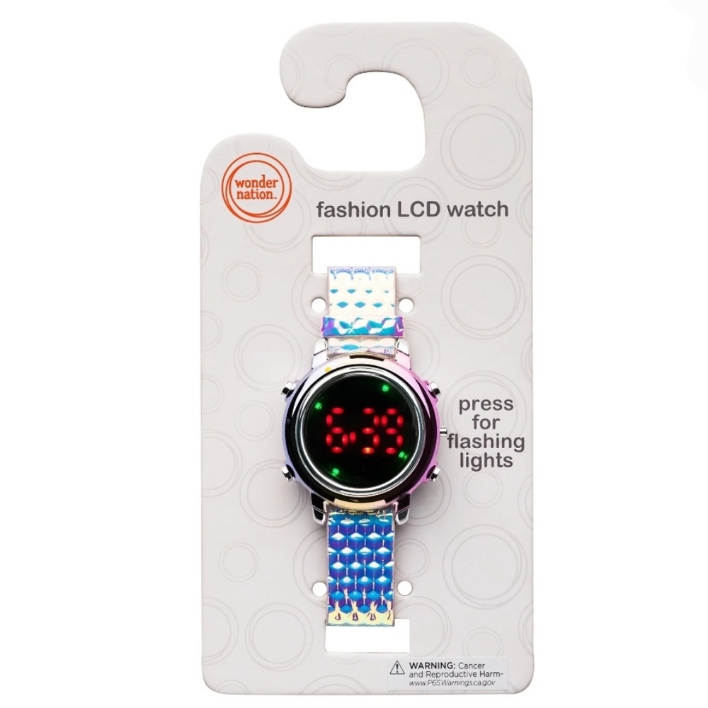 Iridescent LCD Watch